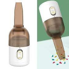Giftock Desktop VACCUME Cleaner Table Vacuum Cleaner Mini Desktop VACCUME Cleaner Portable Compact Cordless Visible Dust Bin Mini Handheld Vacuum Multifunctional Brush