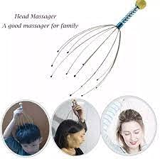 Giftock Enriching Beauty Head massager Scalp Scratcher Body Relaxing Hair Massage Hand Scalp Massager Hand Held Scalp Pain Relief And Hair Growth Neck Massage Octopus Scalp Pointer (Pack of 1)