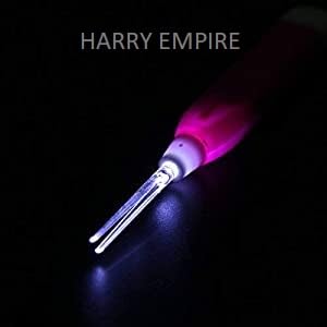 Giftock LED Flashlight Earpick for Ear wax remover and cleaner, Ear cleaning tools for kids and adults (Pack of-2, Multicolor)