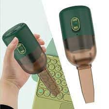 Giftock Desktop VACCUME Cleaner Table Vacuum Cleaner Mini Desktop VACCUME Cleaner Portable Compact Cordless Visible Dust Bin Mini Handheld Vacuum Multifunctional Brush