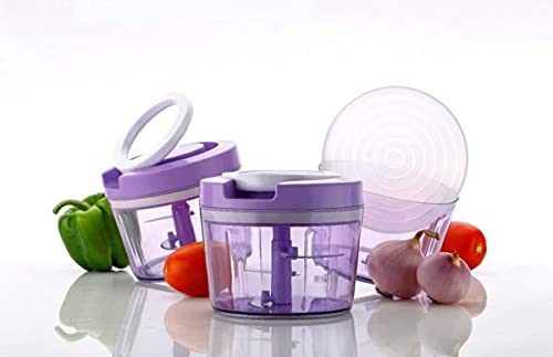 Giftock Mini Handy and Compact Chopper for effortlessly Chopping MAHANT Trade for Your Kitchen (500 ML Quick Chopper)