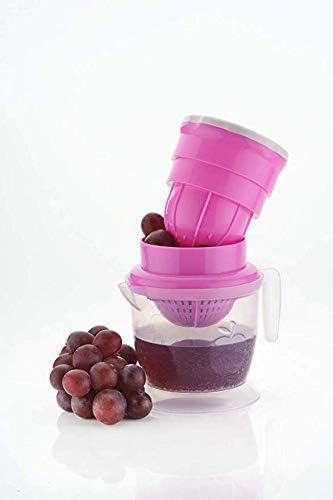 Giftock Portable Nano Juicer, Manual Fruit & Vegetable Juicer, 2 in 1 Hand Press Small Juicer, Nano Orange Juicer & Squeezer, Lemon Squeezer, Hand Press