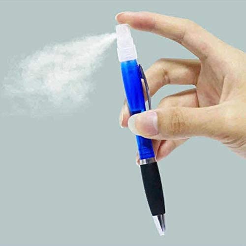 Giftock Spray Pen Sanitizer Refillable & Reusable Portable Liquid Nano Mist Empty Atomizer for Travel, Home, Office, School Etc. Personal Care Pocket Ball (Pack of 5, Multi-color)