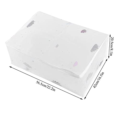 Giftock Storage Organizer, Moisture Proof Mildew Proof Dust Proof Quilt Storage Bags, for Storing Quilts Coats, Jackets Home Use Pillows, Blankets Underbed Storage Bag (58 * 40 * 22 CM) (3)