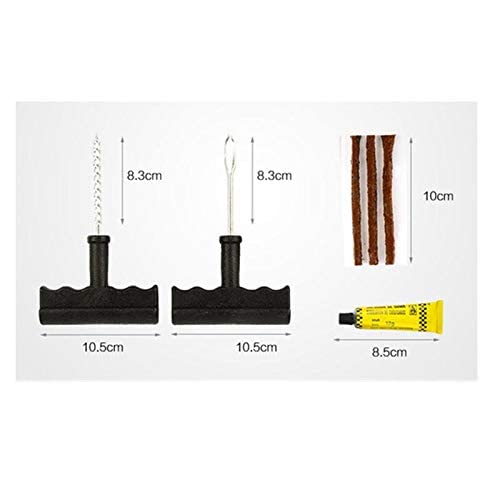 Giftock Auto Car Tire Repair Kit Car Bike Auto Tubeless Tire Tyre Puncture Plug Repair Tool Kit Tool