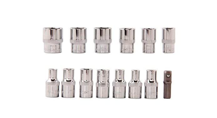 Giftock 46 in 1 Pcs Tool Kit & Screwdriver and Socket Set Multi Purpose Tool Case| Essential DIY| Repair Tool Set for Home and Office (Color May Vary)