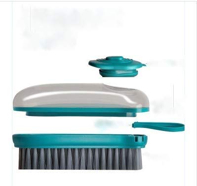Giftock Adding Liquid Cleaner Brush | 3 in 1 Plastic Washing Pot Brush Kitchen Household Dish Cleaning Brush | Soft Wool Laundry Shoes Tile Cleaning Brush | Multipurpose Scrubber Brush (Multicolor)