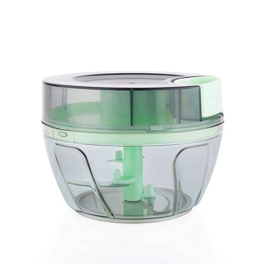 Giftock Handy and Compact Chopper Pro Mini with 3 Blades Handy Onion Chopper Vegetable - Multicolor (450 ml - PRO Mini Chopper)