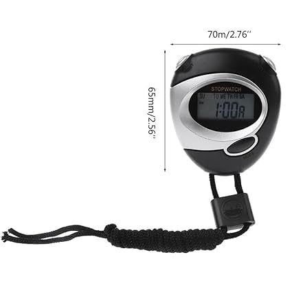 Giftock Multi-Function Electronic Stopwatch Sport Timer Lap Split | Digital Professional Stopwatch with Clock Alarm, Large Display Shockproof Stopwatch for Coaches Swimming Running Sports Training