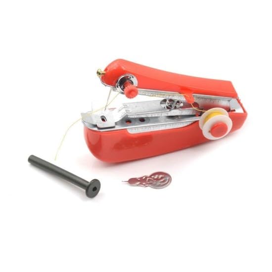 Giftock Mini Sewing Stitch Stitching Tailoring Machine for Garment Cloth Home Household Hand-Operated Manual Stapler Size