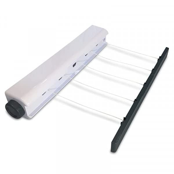 Giftock Line Retractable Clothesline,Automatic Extendable Washing Line Rope Wall Mounted Telescopic Laundry Dryer for Indoor Outdoor,Clothes Drying Rack for Hotels, Terraces, Balconies
