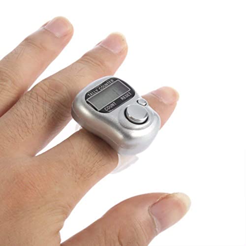 Giftock Multiuse Finger Counter Portable Hand Finger Counting Machine Digital Head Electronic Tally Counter Pack of 3