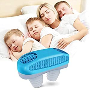 Giftock 2 In 1 Nose Clip Sleeping Breath Aids Device Anti Snoring Solution for Men Women Device Stop Snore Teeth Grinding Snor clip (Modern)