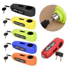 Giftock Heavy Duty Bike Brake Lock - Locking System by Holding Handle Bar with Brake Lever for All Bikes & Scooters (Multicoloured)