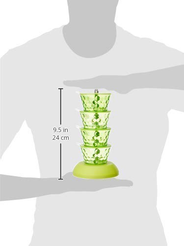 Giftock Multipurpose 360 Degree Rotating Spice Rack Storage Box Container for Kitchen, Pickle Tower Set (Multi)