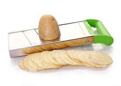 Giftock Multipurpose Slicer Cutter-Dual Stainless Steel Cutting Blades Spiral Slicer for Zucchini Spaghetti Noodles- Veg. Salad Maker Slicer for Kitchen (Watermelon Slicer)