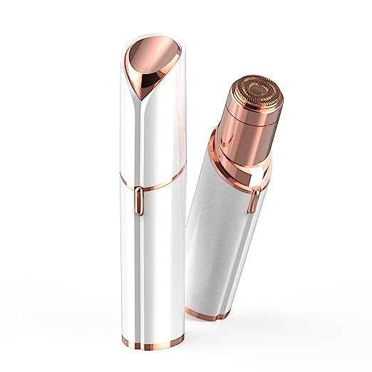 Giftock Eyebrow Hair Removal USB Rechargeble Pain Less Flawless Machine for Women & Men - Face, Chin, Cheek, Eyebrow, Upper Lip Hair Remover for Women - Lipstick Shaped (Eyebrow Trimmer)