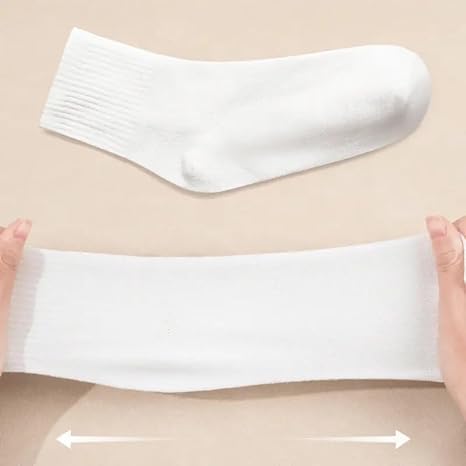 Giftock Disposable Compression Travel Socks Pair for Men Women, Portable And Breathable Cotton | Compressed Travel, Business trip, Sports premium