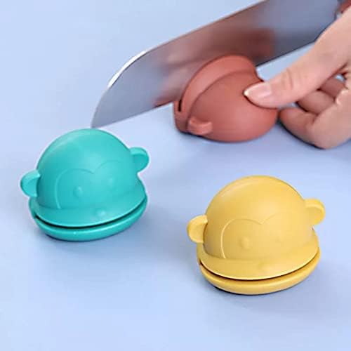 Giftock Cartoon Shaped Knife Sharpener - Stainless Steel Knife Knives Scissor and Blade Sharpening Non-Slip Tool, Grinder Knife Sharpening, Repair, Restore, Polish Blades