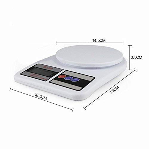 Giftock SF-400 Weighing Scale Multipurpose Portable Electronic Digital Kitchen Weight Machine with Backlight Display (10 Kg Capacity)