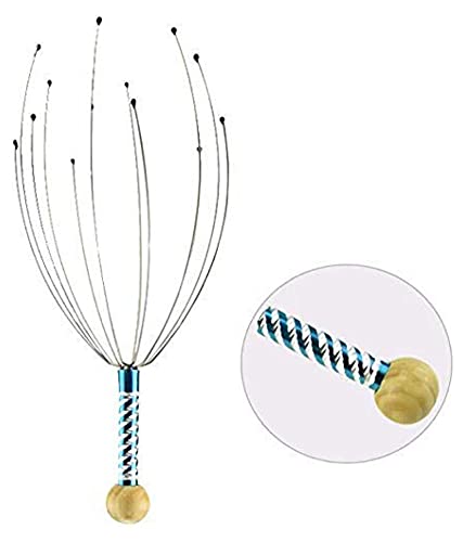 Giftock Enriching Beauty Head massager Scalp Scratcher Body Relaxing Hair Massage Hand Scalp Massager Hand Held Scalp Pain Relief And Hair Growth Neck Massage Octopus Scalp Pointer (Pack of 1)