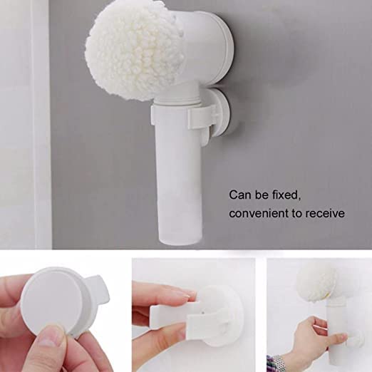 Giftock Kitchen, Bathroom, Shower Tub, Carpet and Sink Cleaner Brush // Multi-Functional Electric Cleaning Brush 5 in 1 Magic Power Scrubber with 3 Brush Heads Household Cleaning Tools