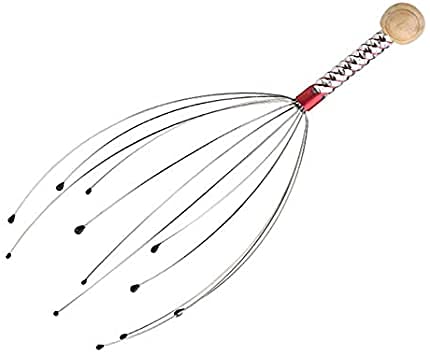 Giftock Enriching Beauty Head massager Scalp Scratcher Body Relaxing Hair Massage Hand Scalp Massager Hand Held Scalp Pain Relief And Hair Growth Neck Massage Octopus Scalp Pointer (Pack of 1)