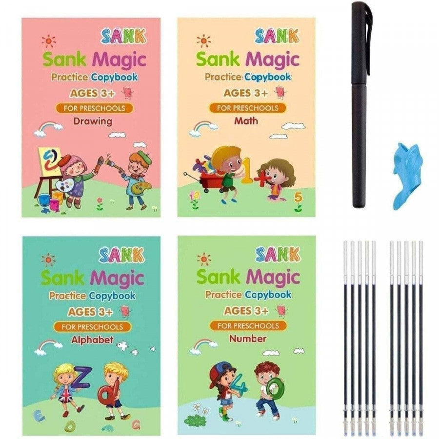 Chepaerzone Magic Book Buy 1 set & Get 1 set FREE!!! ( 8 Book + 20 Refill+2 Pen+2 Grip )