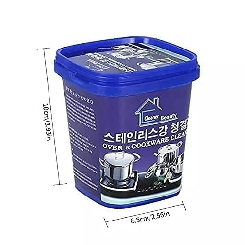 Giftock Oven and Cookware Cleaner Power Pot Bottom Black Scale Decontamination Household Stainless Steel [500 Gr]