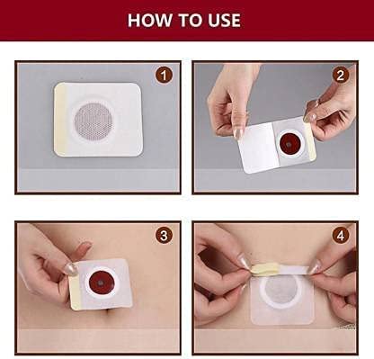 Giftock 10Pcs Slimming Patch Two Choices Magnet Weight Reduce Fat Burning Lose Weight Navel Sticker Belly Slim Patch