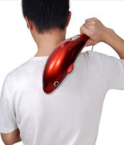 Giftock Big Dolphin Plastic Infrared Hammer Full Body Massager for Pain Relief and Muscle Relax (Colour May Vary)