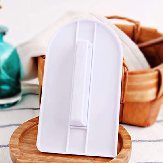 Giftock Plastic Cake Candy Pastry Decorating Icing Smoother Cream Scraper Fondant Polisher Finisher Cake Baking Finishing Tools