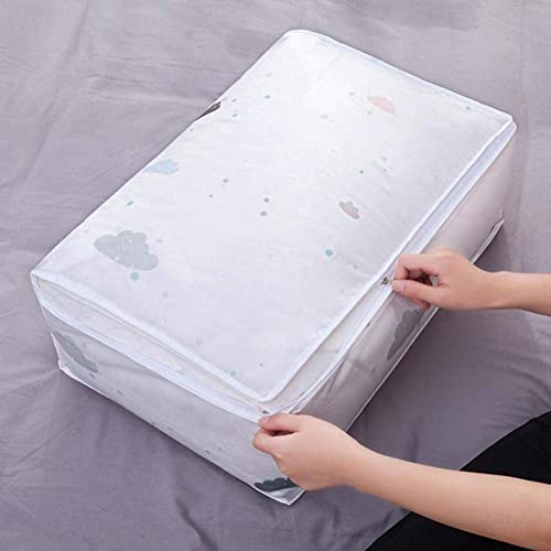 Giftock Storage Organizer, Moisture Proof Mildew Proof Dust Proof Quilt Storage Bags, for Storing Quilts Coats, Jackets Home Use Pillows, Blankets Underbed Storage Bag (58 * 40 * 22 CM) (3)