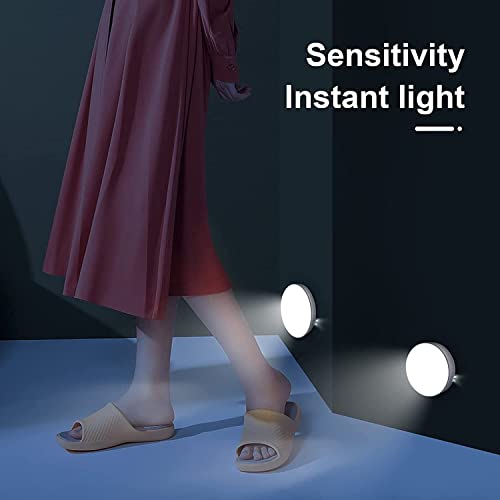Giftock Motion Sensor Light for Home with USB Charging Wireless Self Adhesive LED Magnetic Motion Activated Light Motion Sensor Rechargeable Light Motion Activated (2)