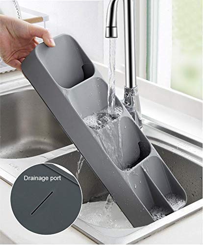 Giftock Spoon Tray Stand|Spoon Organiser|Knives,Forks And Spoons|Plastic Compact Cutlery Organizer Racks&Holders|Kitchen Knife Fork Spoon Tray Storage Holder|Cutlery Tray|Drawer Tray Dish Rack