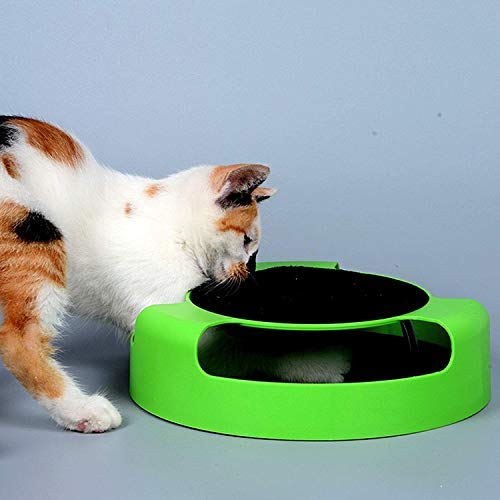 Giftock Best Interactive Toys for Cats - Motion Mouse/Mice and a Scratching Pad, Catch The Mouse, Catnip, Cat Scratcher Catnip Toy