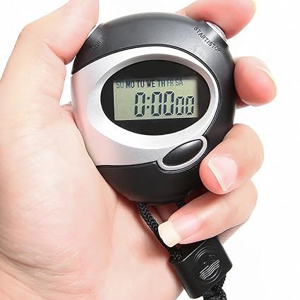 Giftock Multi-Function Electronic Stopwatch Sport Timer Lap Split | Digital Professional Stopwatch with Clock Alarm, Large Display Shockproof Stopwatch for Coaches Swimming Running Sports Training