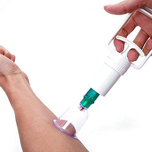 Giftock 12 Pcs Massage Cans Cups Vacuum Cupping Kit Pull Out Vacuum Apparatus Therapy Relax Massager Body Suction Pumps Hijama Cupping Kit Set