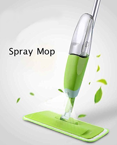 Giftock Healthy Spray Mop - Floor Mop with Removable Washable Cleaning Pad and Integrated Water Spray Mechanism (Random Color)