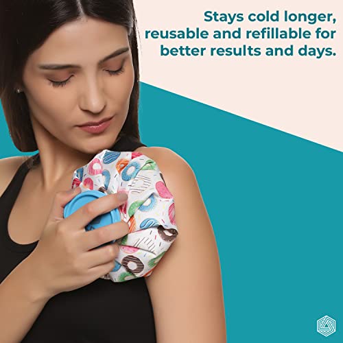 Giftock Ice bag for Pain Relief Cold - Ice Pack Bag for Pain Relief - Cold Water Bag for Pain Relief, Injuries, and Cold Therapy (9 Inch)
