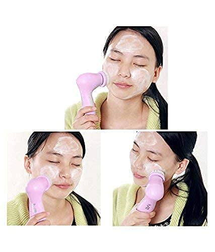 Giftock 5 in 1 Portable Electric Facial Cleaner Battery Powered Multifunction Massager, Face Massager, Beauty Massager, Facial Massager For Women (Multi Color)