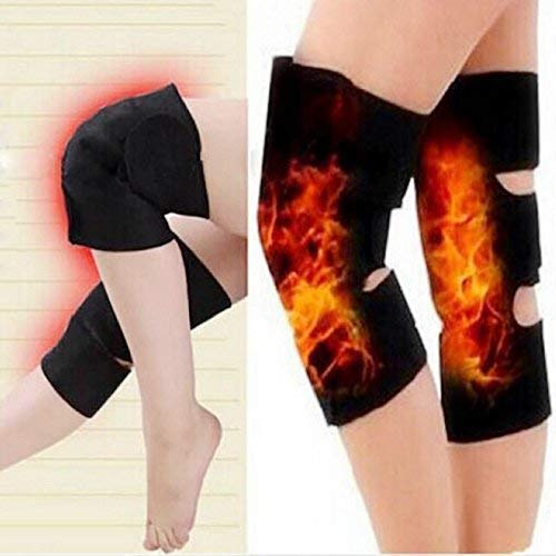 Giftock Magnetic Therapy Hot Knee Belt Self Heating Knee pad Knee Support Belt Tourmaline Knee Braces Support Heating Belt Strap Cap for Pain Relief Knee Protection Belt for Leg Pain (1)