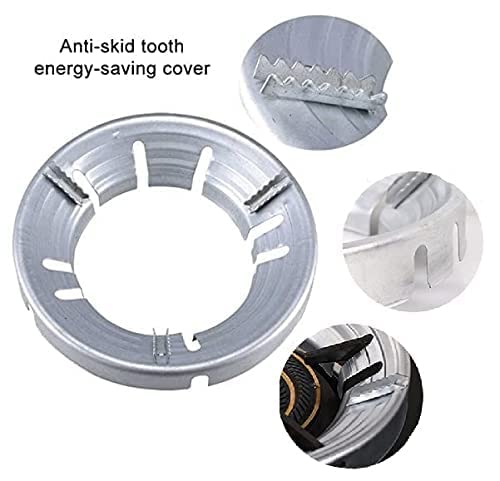 Giftock Gas Stove Stand Round Burner Stand, Glass top Gas Saver Jail Home Stove Fire & Windproof Energy Saving Stand