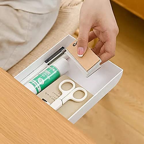 Giftock  Desk Table Drawer,Hidden Drawer Self-Adhesive Tray Storage Box Expandable Drawer Tray for Home,Office,School and Desk-1pcs multicolor (1)