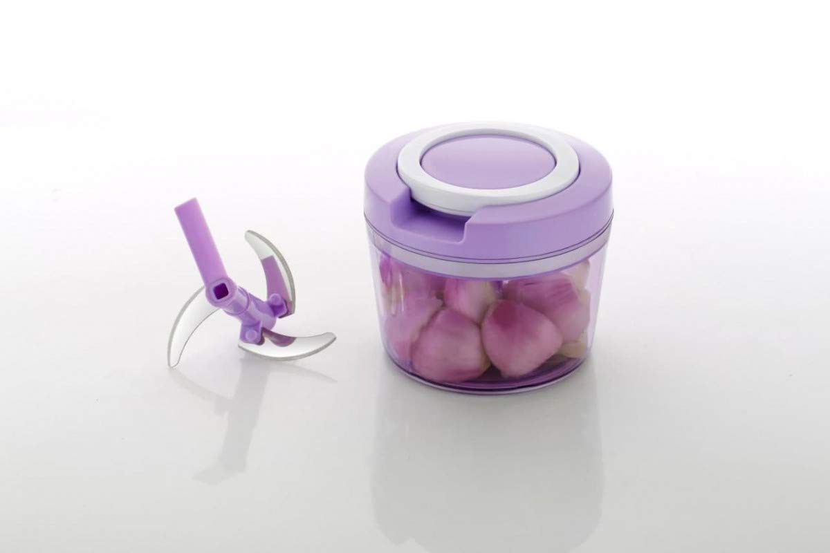 Giftock Handy Quick Chopper Vegetable Fruit Nut Onion Cutter for Kitchen 450ML (1PC)
