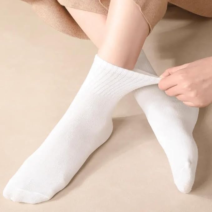 Giftock Disposable Compression Travel Socks Pair for Men Women, Portable And Breathable Cotton | Compressed Travel, Business trip, Sports premium
