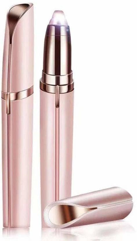 Giftock Eyebrow Hair Removal USB Rechargeble Pain Less Flawless Machine for Women & Men - Face, Chin, Cheek, Eyebrow, Upper Lip Hair Remover for Women - Lipstick Shaped (Eyebrow Trimmer)