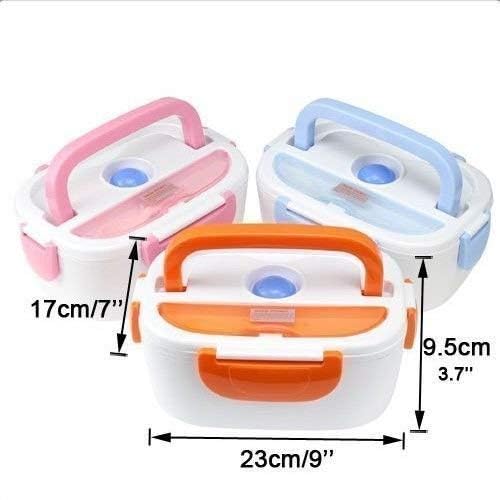 Giftock Hard Plastic Multi-Function Electric Portable Food Warmer | Electric Lunch Box | Traveling Lunch Box