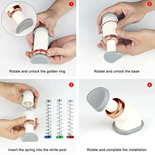 Giftock Neck Slimmer Double Chin Remover Reducer Face Lift Neck Manual Massager Neck Genie Elite Neckline Facial Flex Fitness Jawline Exerciser Shaper Equipment Toning System Men Women (neckline slimer)