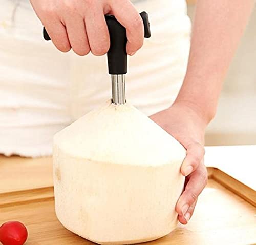 Giftock Stainless Steel Coconut Driller, Opener Tool (Multicolor)